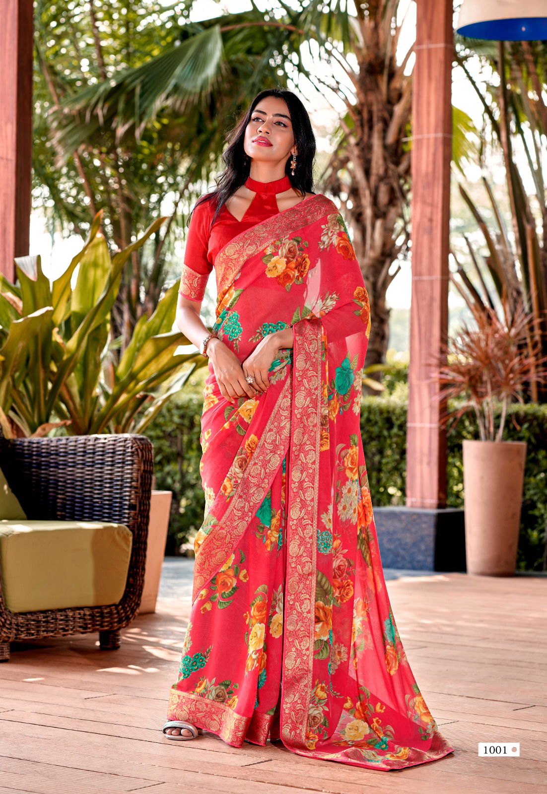 Stavan Fuldani Weightless Printed Sarees Catalog

